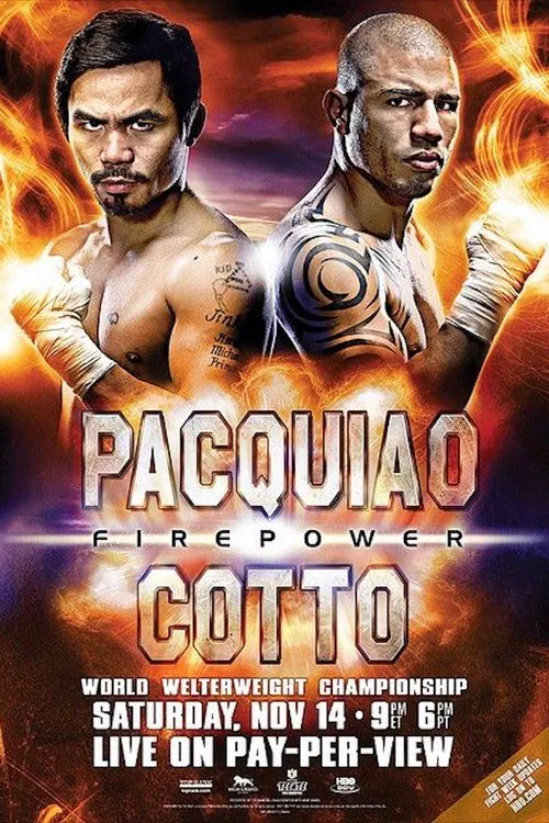 Manny Pacquiao vs. Miguel Cotto movie poster