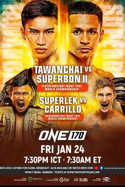 ONE 170: Tawanchai vs. Superbon 2 movie poster