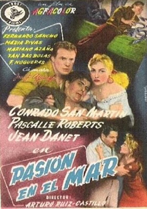 Pasión en el mar movie poster