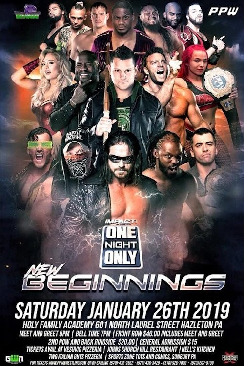 IMPACT Wrestling: One Night Only: New Beginnings 2019 movie poster