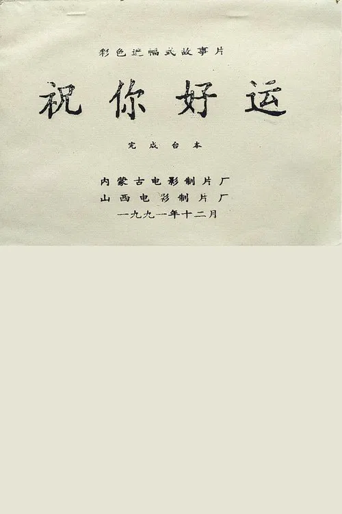祝你好运 movie poster
