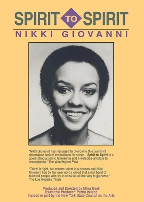 Spirit to Spirit: Nikki Giovanni movie poster