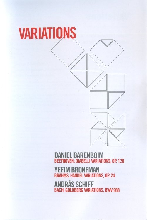 Variations - Daniel Barenboim/Yefim Bronfman/Andras Schiff movie poster