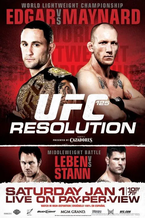 UFC 125: Resolution movie poster