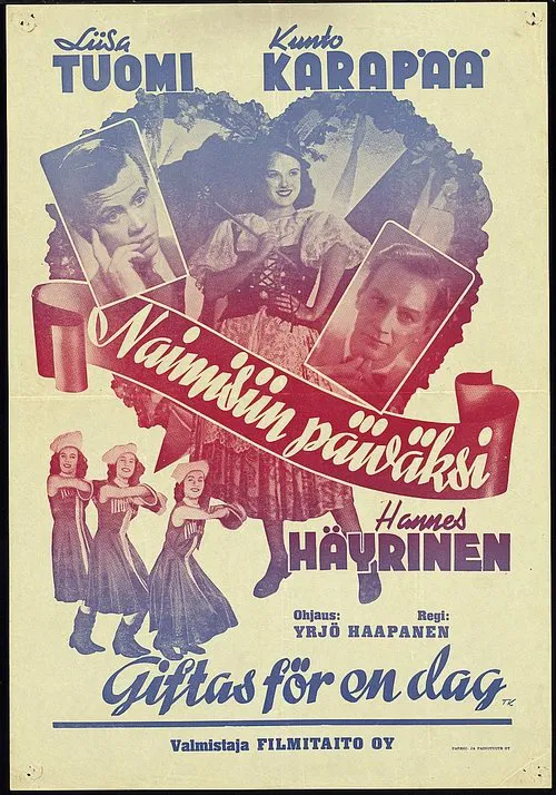 Poster do filme Naimisiin päiväksi
