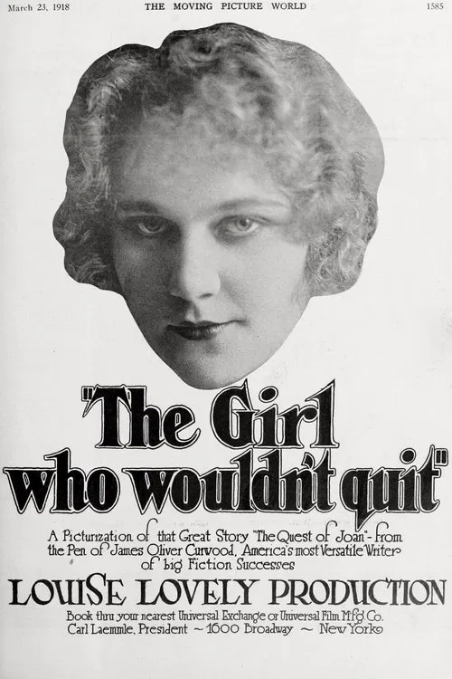 The Girl Who Wouldn't Quit movie poster