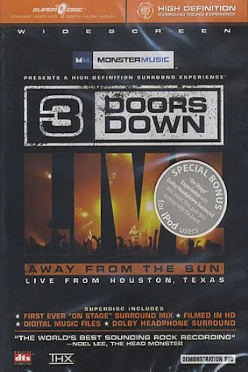 3 Doors Down - Away from the Sun movie poster