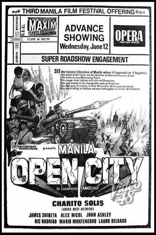 Manila, Open City movie poster