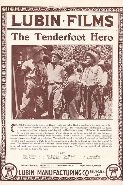 The Tenderfoot Hero movie poster