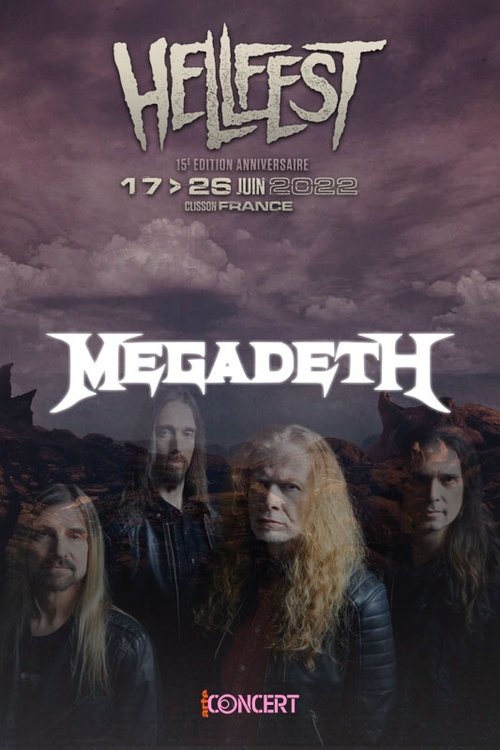 Megadeth - Hellfest 2022 movie poster