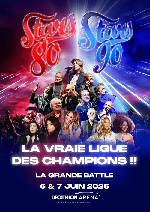 Stars 80 vs Stars 90, la grande battle movie poster