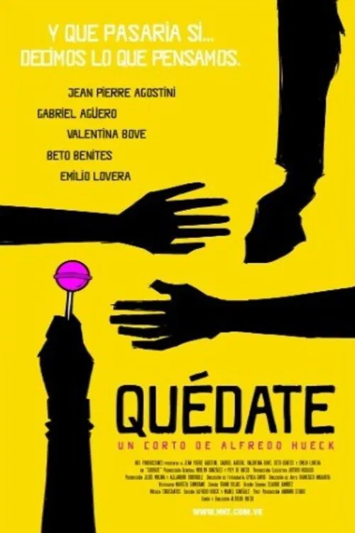 Quédate movie poster