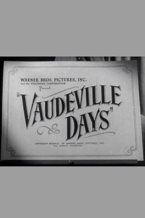 Poster do filme Vaudeville Days