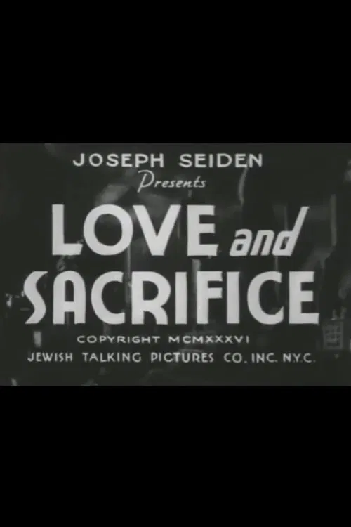 Love and Sacrifice movie poster