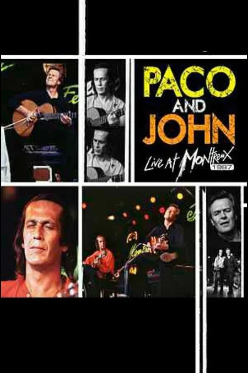 Paco De Lucía, John McLaughlin - Paco and John Live at Montreux 1987 movie poster