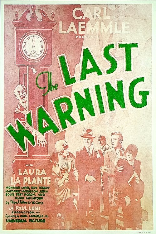 The Last Warning movie poster