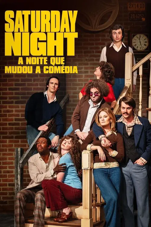 Poster do filme Saturday Night: A Noite que Mudou a Comédia