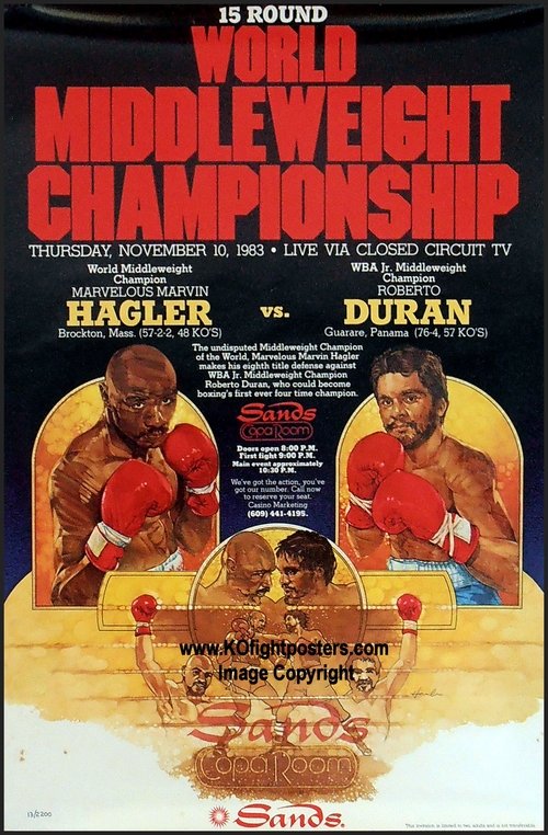 Marvin Hagler vs Roberto Duran movie poster