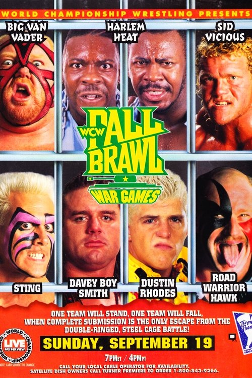 WCW Fall Brawl 1993 movie poster