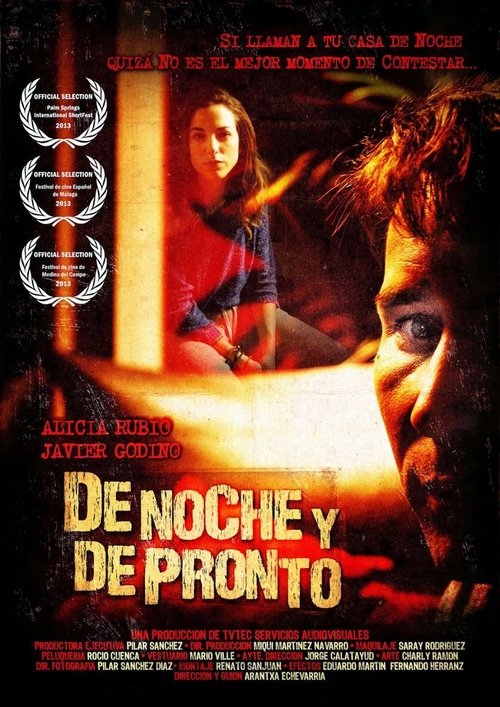 De noche y de pronto movie poster