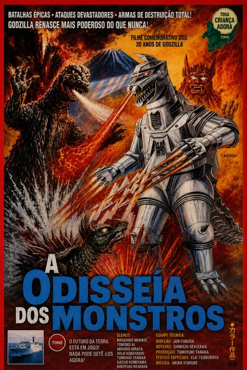 Poster do filme A Odisséia Dos Monstros