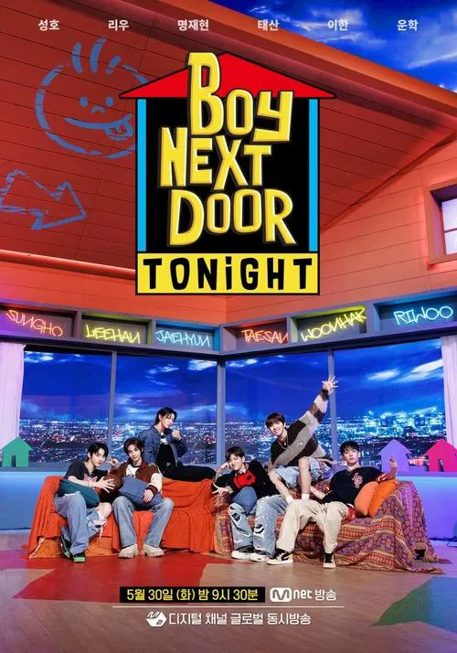 BOYNEXTDOOR TONIGHT tv show poster