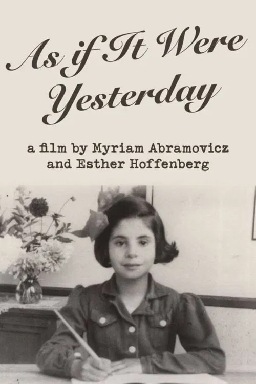 As If It Were Yesterday movie poster