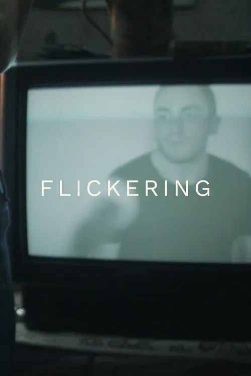 Flickering movie poster