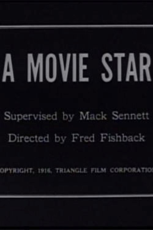 A Movie Star movie poster