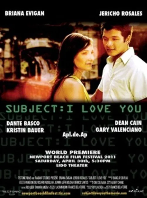 Subject: I Love You movie poster