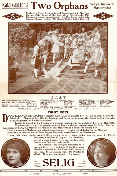 The Two Orphans movie poster