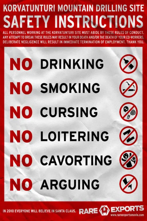 The Official Rare Exports Inc. Safety Instructions 2005 movie poster