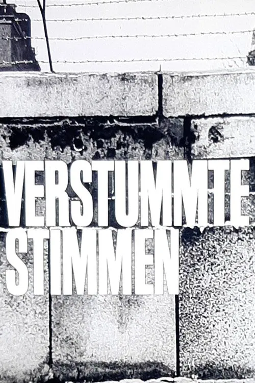 Verstummte Stimmen movie poster