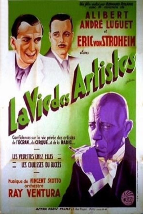 La Vie des artistes movie poster