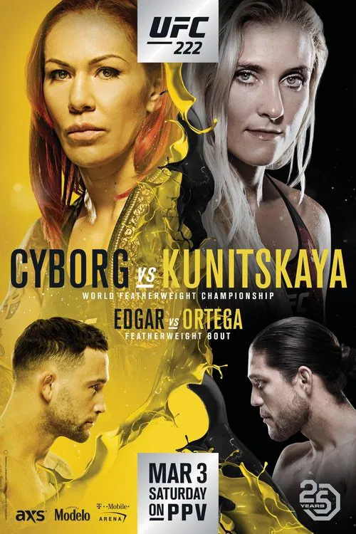 UFC 222: Cyborg vs. Kunitskaya movie poster