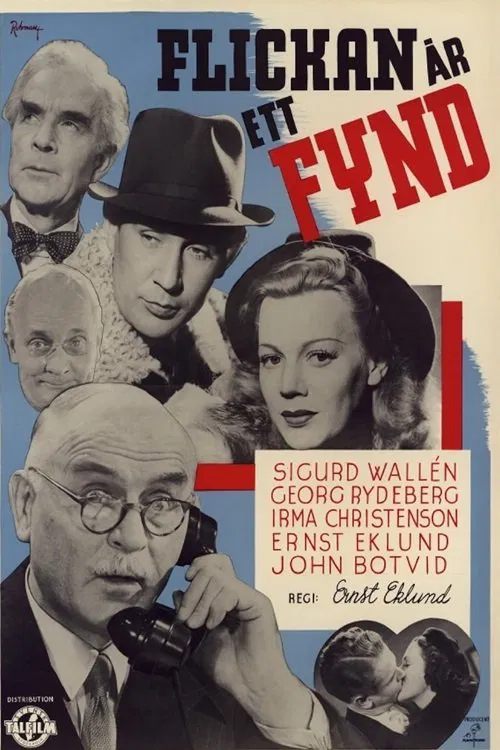 Flickan är ett fynd movie poster