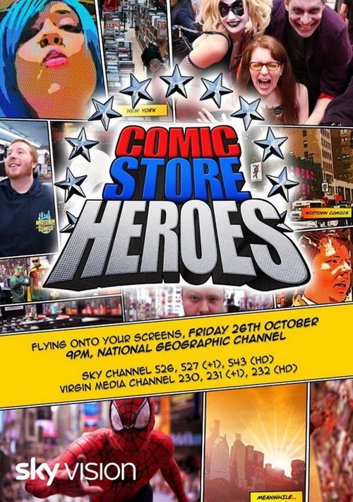 Comic Store Heroes movie poster