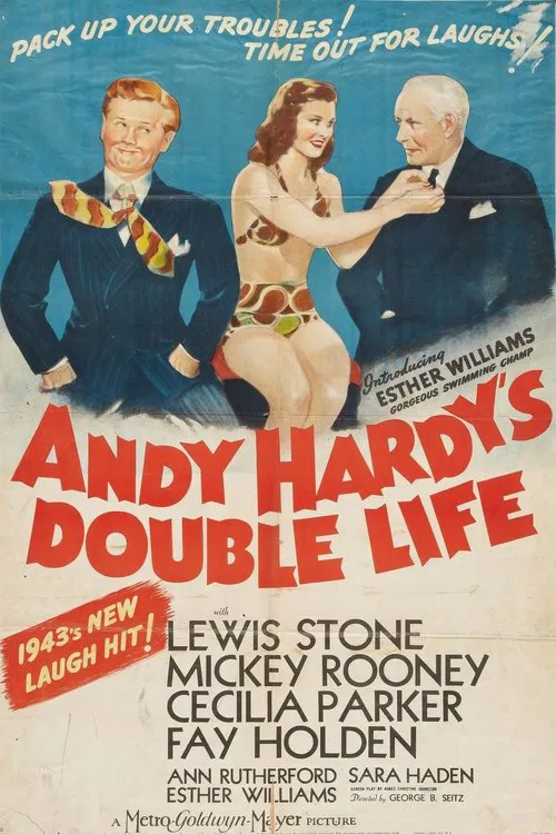 Andy Hardy's Double Life movie poster