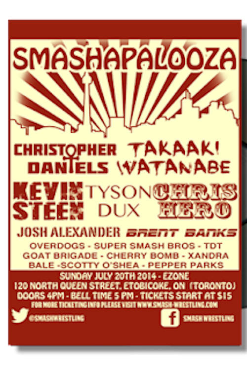 Smash Wrestling Smashapalooza 2014 movie poster