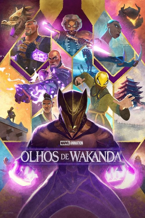 Poster da série Olhos de Wakanda