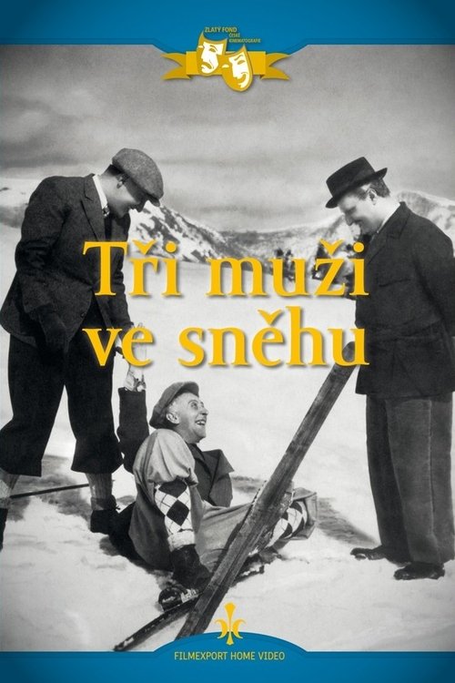 Tři muži ve sněhu movie poster