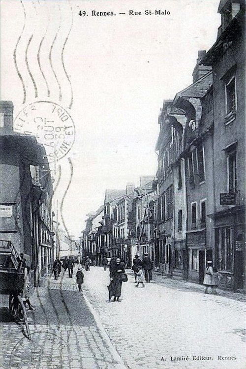 Once upon a time in Saint Malo street movie poster