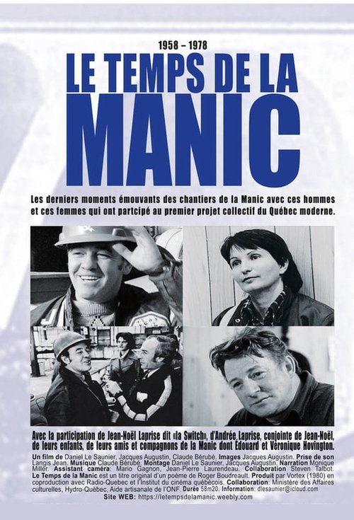 Le temps de la Manic movie poster