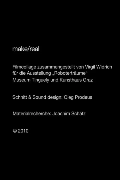 Poster do filme Make/Real