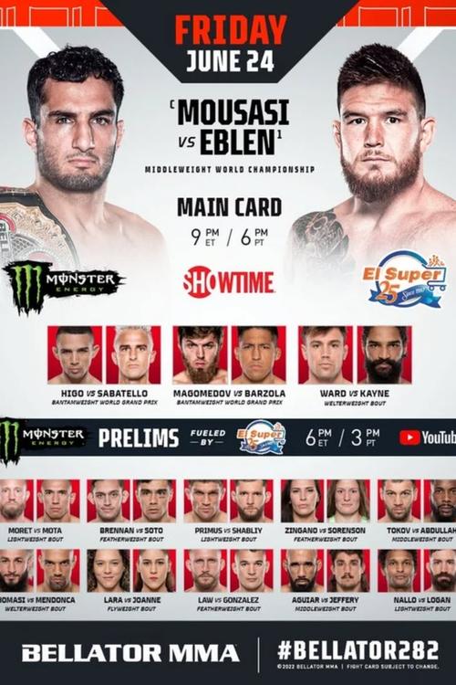 Bellator 282: Mousasi vs. Eblen movie poster