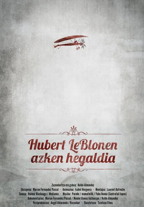 Hubert Le Blon's Last Flight movie poster