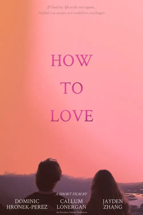 How to Love movie poster