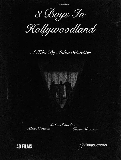 3 Boys In Hollywoodland movie poster