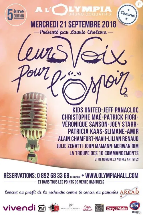 Leurs voix pour l'espoir - 5ème édition movie poster