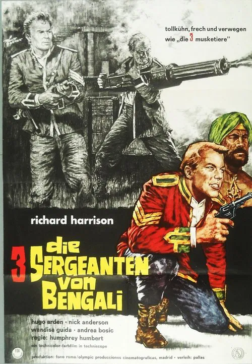 Three Sergeants of Bengal movie poster